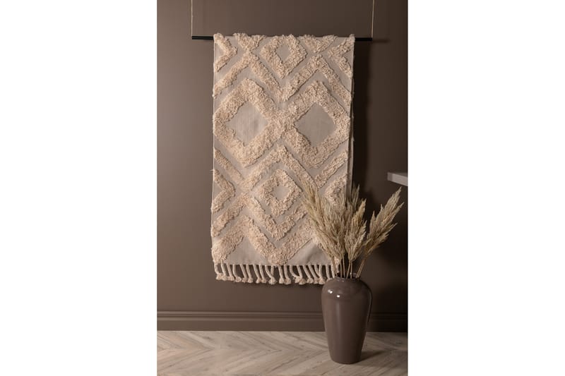 Puuvillamatto Hilma 250x80 cm - Luonnonvalkoinen - Kodintekstiilit & matot - Matto - Moderni matto - Puuvillamatto