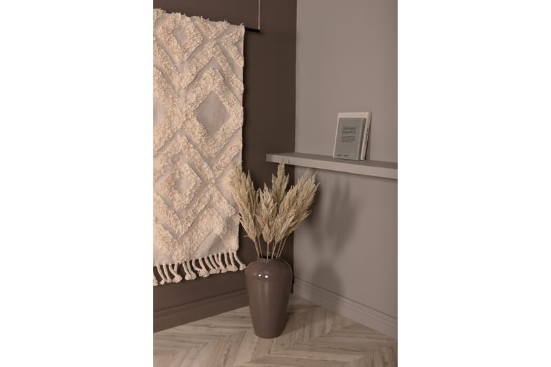 Puuvillamatto Hilma 250x80 cm - Luonnonvalkoinen - Kodintekstiilit & matot - Matto - Moderni matto - Puuvillamatto