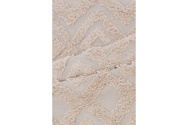 Puuvillamatto Hilma 300x200 cm - Luonnonvalkoinen - Kodintekstiilit & matot - Matto - Moderni matto - Puuvillamatto