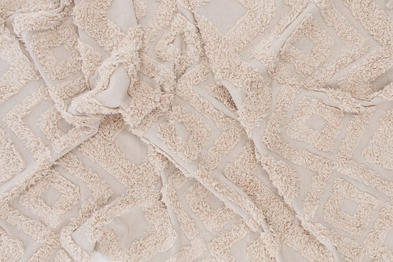 Puuvillamatto Hilma 300x200 cm - Luonnonvalkoinen - Kodintekstiilit & matot - Matto - Moderni matto - Puuvillamatto