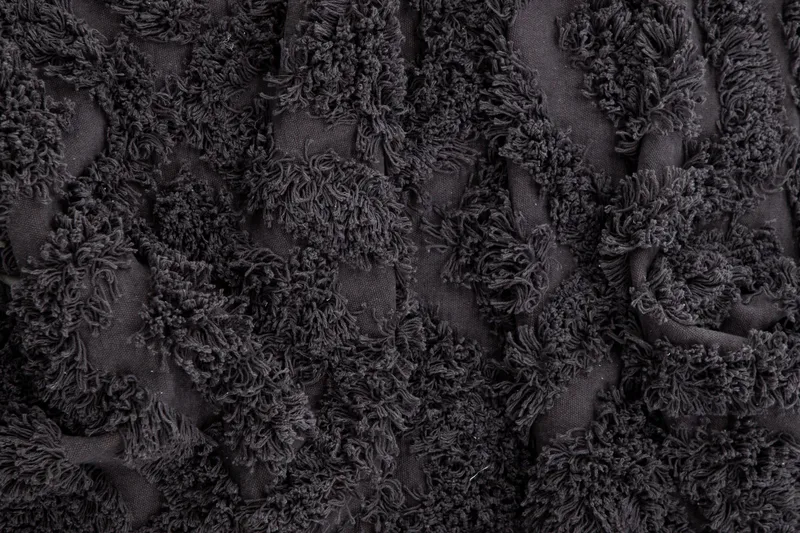 Puuvillamatto Hilma Suorakaide 70x200 cm - Tummanharmaa - Kodintekstiilit & matot - Matto - Moderni matto - Puuvillamatto