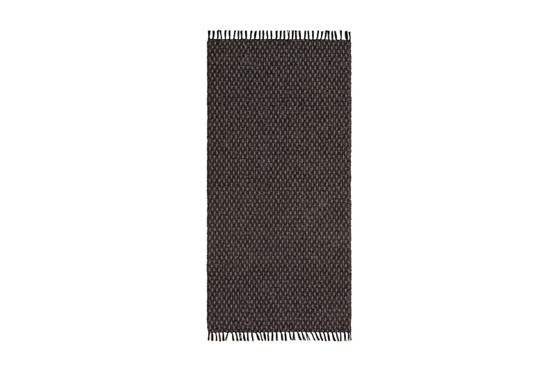 Puuvillamatto Julie 70x350 cm Musta - Horredsmattan - Kodintekstiilit & matot - Matto - Moderni matto - Puuvillamatto