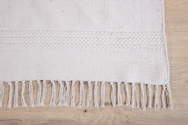 Puuvillamatto Nico 160x230 cm - Luonnonvalkoinen - Kodintekstiilit & matot - Matto - Moderni matto - Puuvillamatto