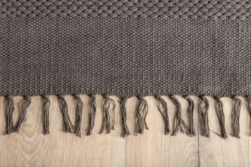 Puuvillamatto Nico 80x250 cm - Harmaa - Kodintekstiilit & matot - Matto - Moderni matto - Puuvillamatto