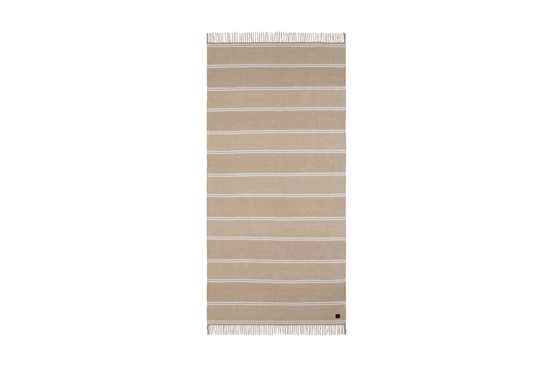 Puuvillamatto Solhaga 75x250 cm Vaalea Pellava - Vaalea Pellavanruskea - Kodintekstiilit & matot - Matto - Moderni matto - Puuvillamatto