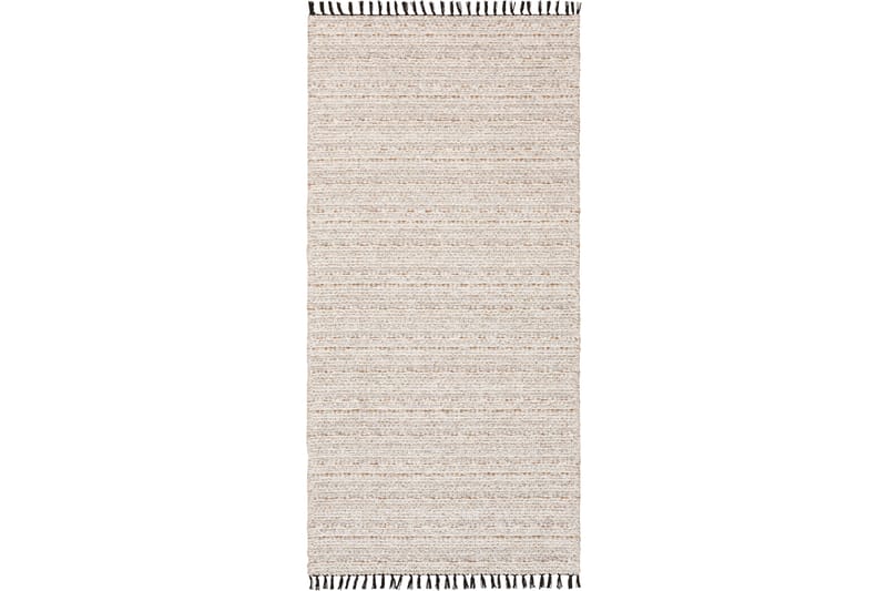 Puuvillamatto Tova 70x300 cm Beige - Horredsmattan - Puuvillamatto