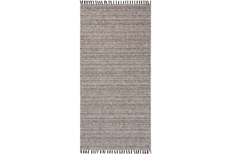 Puuvillamatto Tova 70x300 cm Harmaa - Horredsmattan - Puuvillamatto