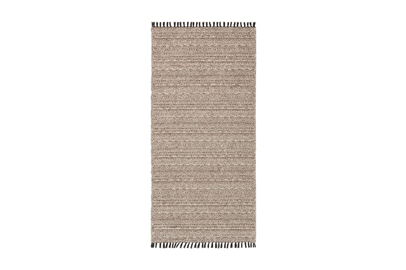 Puuvillamatto Tova 70x300 cm Vaaleanruskea - Horredsmattan - Kodintekstiilit & matot - Matto - Moderni matto - Puuvillamatto