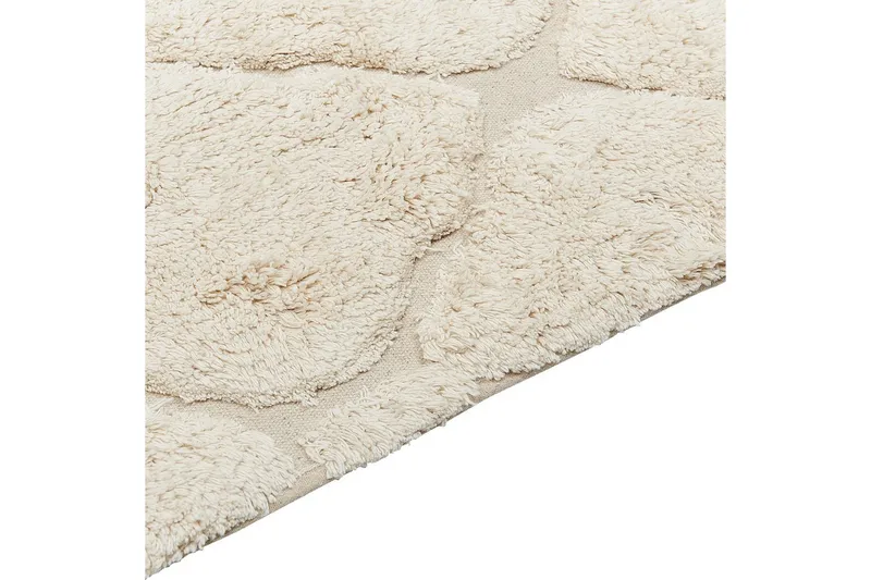 Puuvillamatto Silchar 140x200 cm - Beige - Kodintekstiilit & matot - Matto - Moderni matto - Puuvillamatto