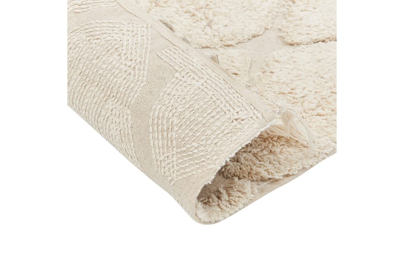 Puuvillamatto Silchar 80x150 cm - Beige - Kodintekstiilit & matot - Matto - Moderni matto - Puuvillamatto