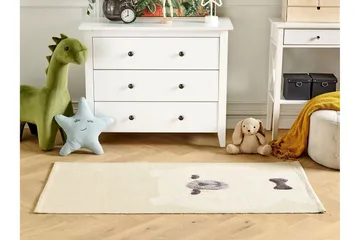 Puuvillamatto Simau 80x150 cm - Beige - Kodintekstiilit & matot - Lasten tekstiilit - Lastenhuoneen matto