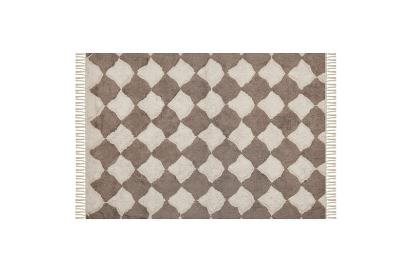 Puuvillamatto Sinop 140x200 cm, Ruskea