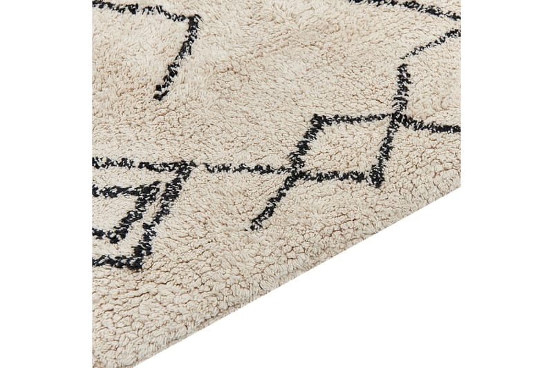 Puuvillamatto Somek 160x230 cm - Beige - Kodintekstiilit & matot - Matto - Moderni matto - Puuvillamatto
