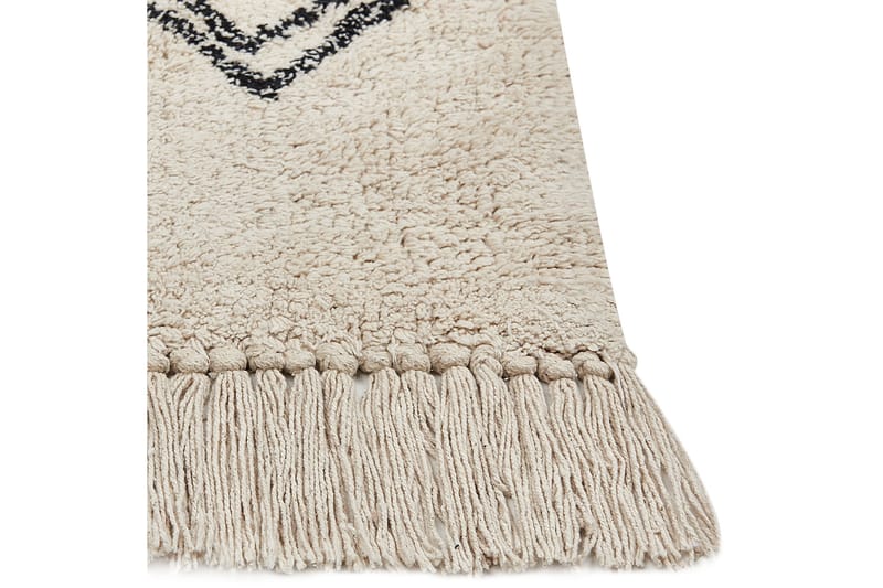 Puuvillamatto Somek 160x230 cm - Beige - Kodintekstiilit & matot - Matto - Moderni matto - Puuvillamatto