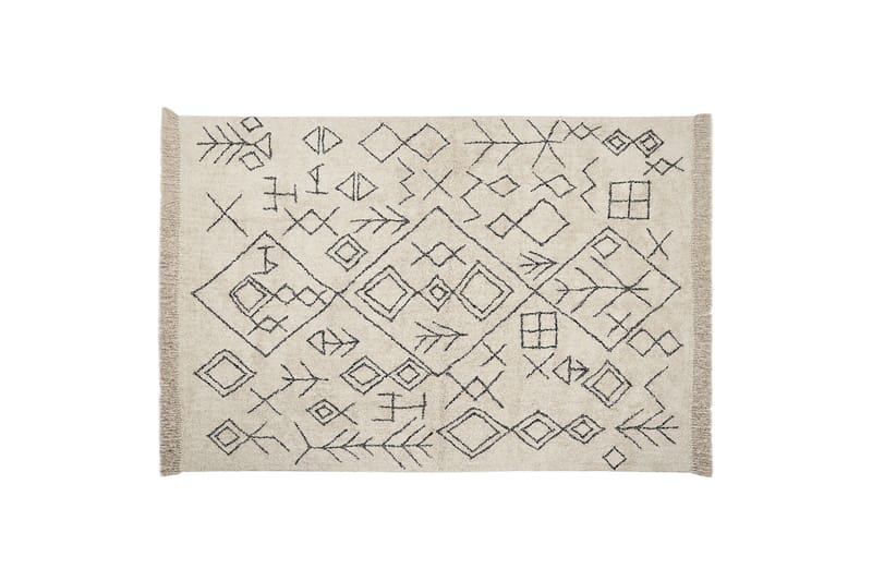 Puuvillamatto Somek 160x230 cm - Beige - Kodintekstiilit & matot - Matto - Moderni matto - Puuvillamatto
