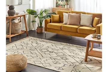 Puuvillamatto Somek 160x230 cm - Beige - Kodintekstiilit & matot - Matto - Moderni matto - Puuvillamatto