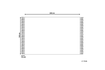 Puuvillamatto Sosefo 140x200 cm - Beige - Kodintekstiilit & matot - Matto - Moderni matto - Puuvillamatto
