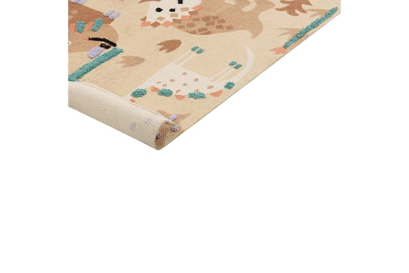 Puuvillamatto Stabat 80x150 cm - Oranssi - Kodintekstiilit & matot - Matto - Moderni matto - Puuvillamatto