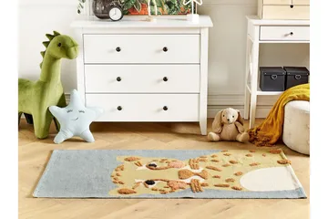 Puuvillamatto Tangse 80x150 cm - Keltainen - Kodintekstiilit & matot - Lasten tekstiilit - Lastenhuoneen matto