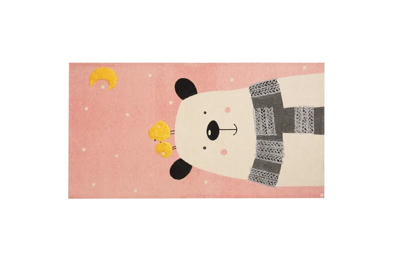 Puuvillamatto Tapak 80x150 cm, Vaaleanpunainen