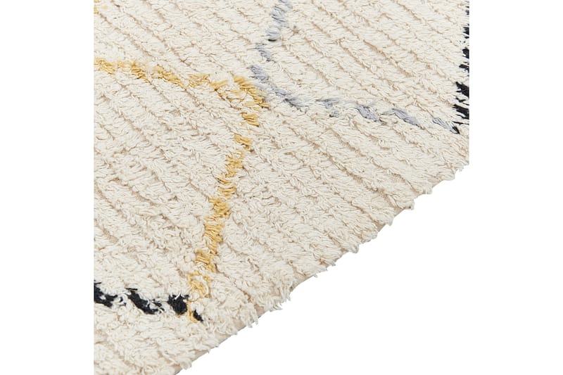 Puuvillamatto Tezpur 140x200 cm - Beige - Kodintekstiilit & matot - Matto - Moderni matto - Puuvillamatto