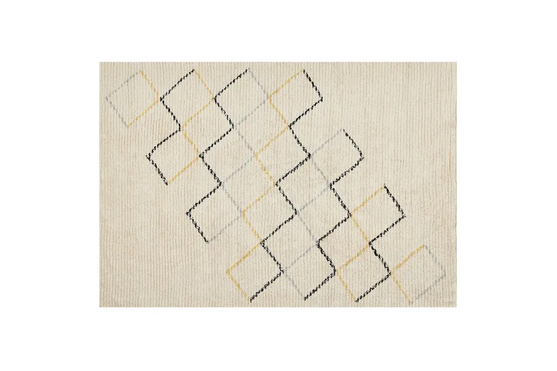 Puuvillamatto Tezpur 140x200 cm, Beige