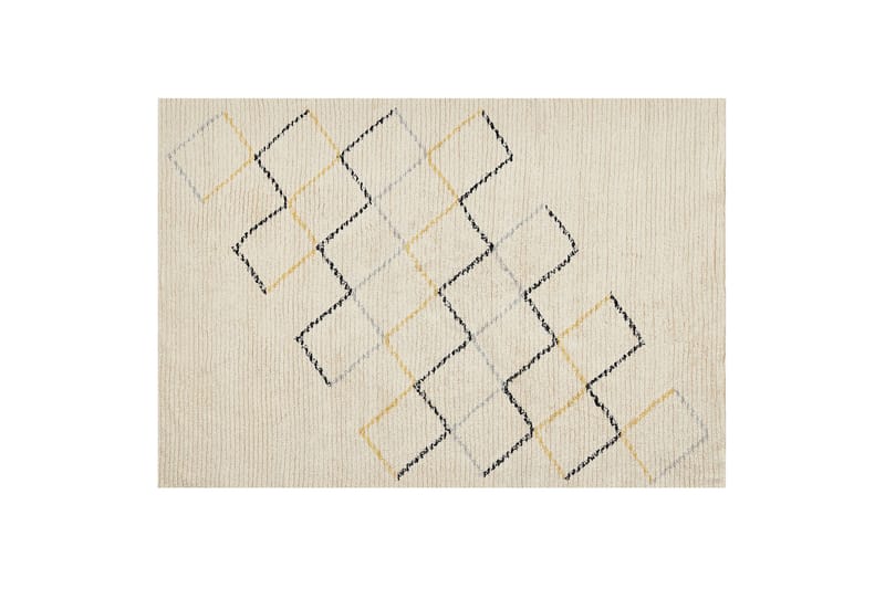 Puuvillamatto Tezpur 140x200 cm, Beige