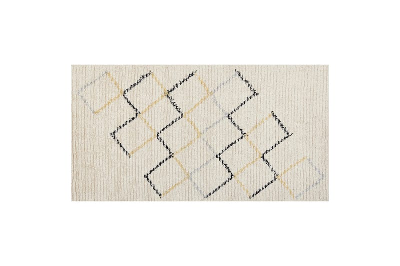 Puuvillamatto Tezpur 80x150 cm, Beige
