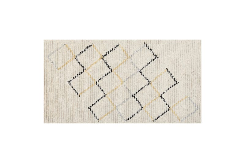 Puuvillamatto Tezpur 80x150 cm, Beige