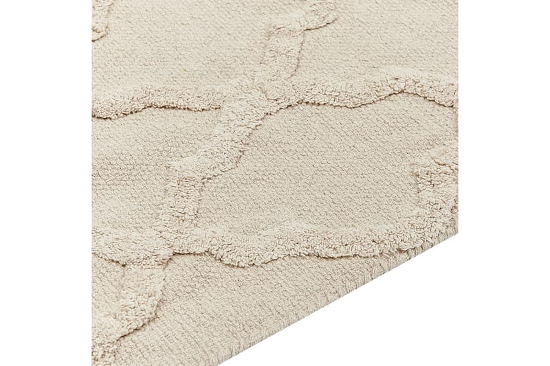 Puuvillamatto Tozlu 80x230 cm - Beige - Kodintekstiilit & matot - Matto - Moderni matto - Puuvillamatto