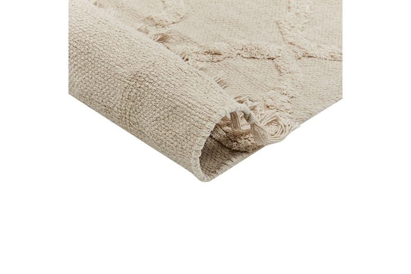 Puuvillamatto Tozlu 80x230 cm - Beige - Kodintekstiilit & matot - Matto - Moderni matto - Puuvillamatto