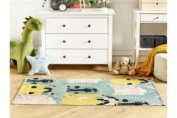 Puuvillamatto Tutut 80x150 cm - Sininen - Kodintekstiilit & matot - Lasten tekstiilit - Lastenhuoneen matto