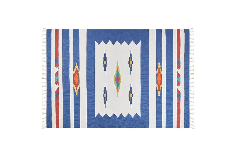 Puuvillamatto Varser 200x300 cm, Sininen