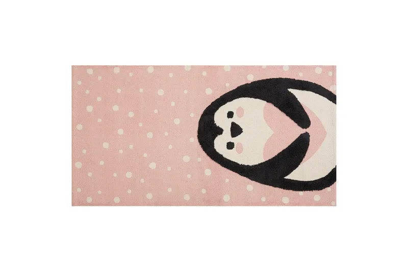 Puuvillamatto Pengkol 80x150 cm, Vaaleanpunainen