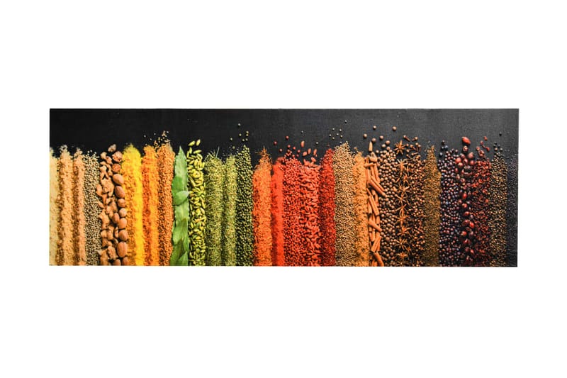 Keittiön pestävä matto Spice 45x150 cm - Monivärinen - Kodintekstiilit & matot - Matto - Moderni matto - Räsymatto
