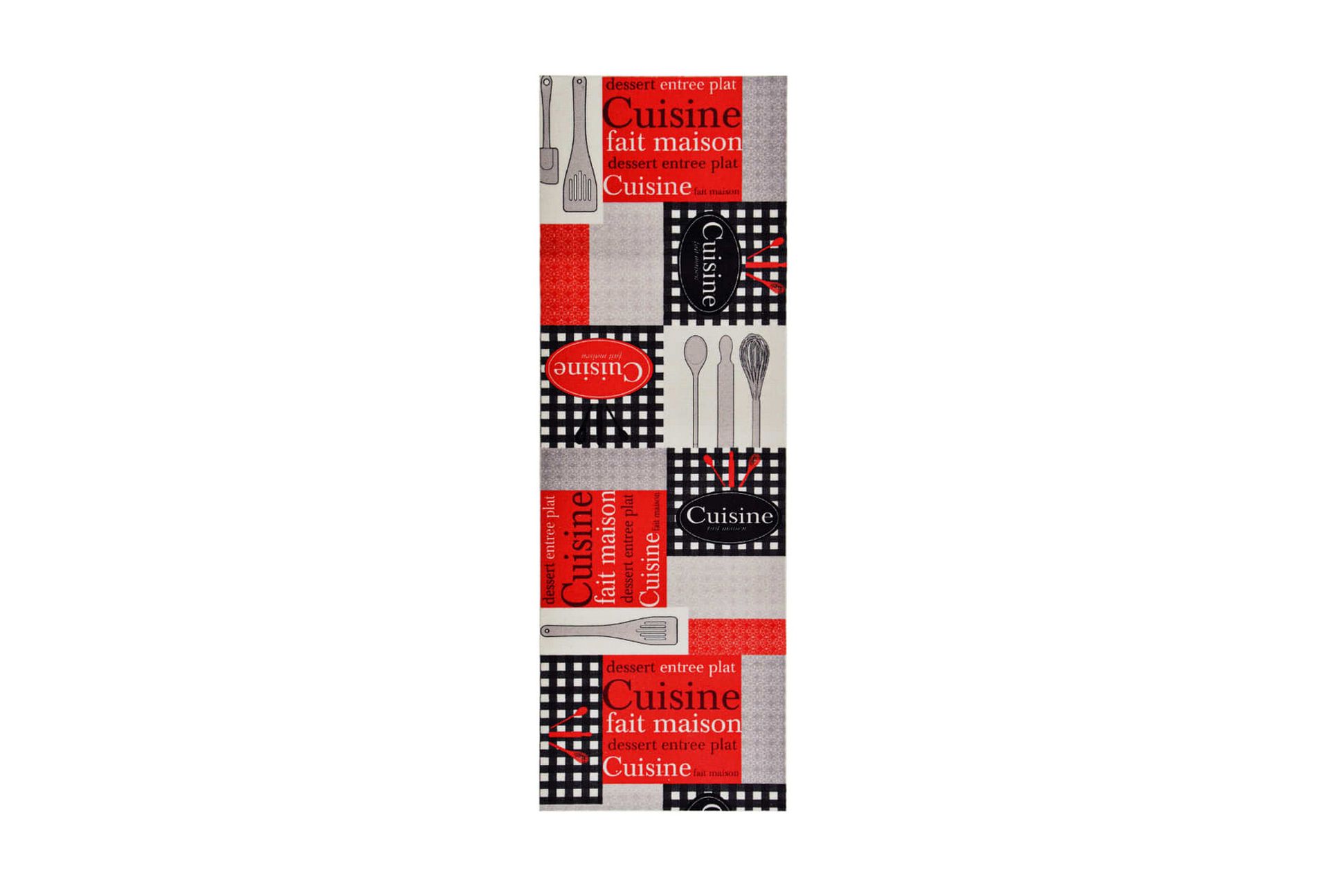 keittiön pestävä lattiamatto Cuisine 60x180 cm - Monivärinen - Kodintekstiilit & matot - Matto - Moderni matto - Räsymatto