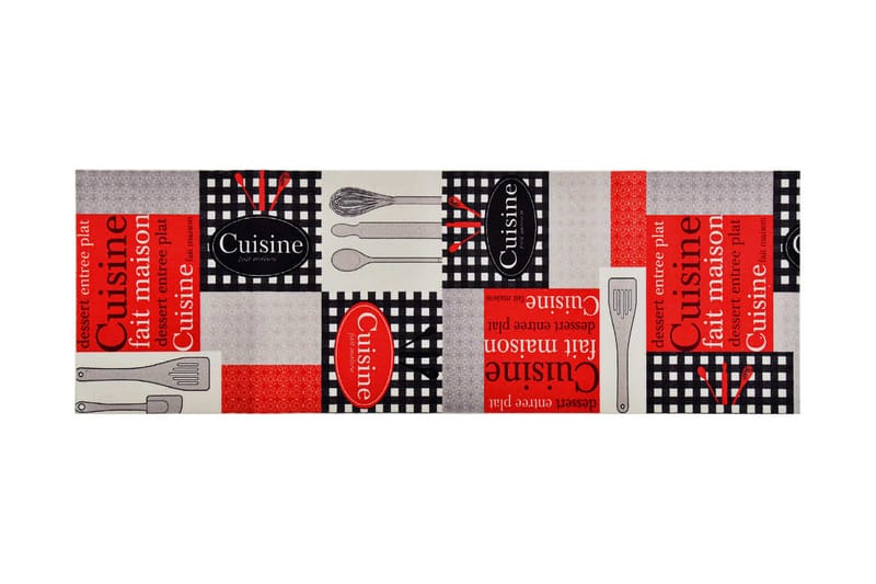 keittiön pestävä lattiamatto Cuisine 60x180 cm - Monivärinen - Kodintekstiilit & matot - Matto - Moderni matto - Räsymatto