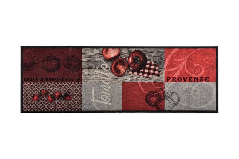 Keittiön pestävä lattiamatto Tomato 60x180 cm - Monivärinen - Kodintekstiilit & matot - Matto - Moderni matto - Räsymatto