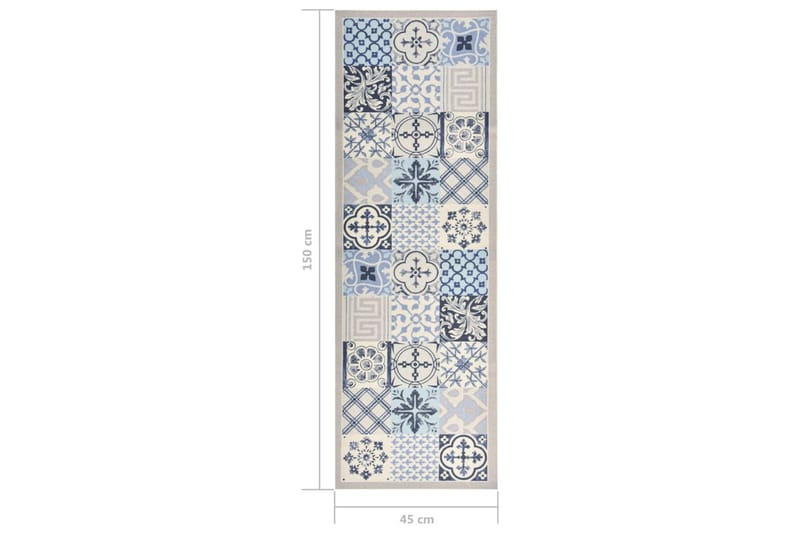 keittiön pestävä matto Mosaic 45x150 cm - Monivärinen - Kodintekstiilit & matot - Matto - Moderni matto - Räsymatto