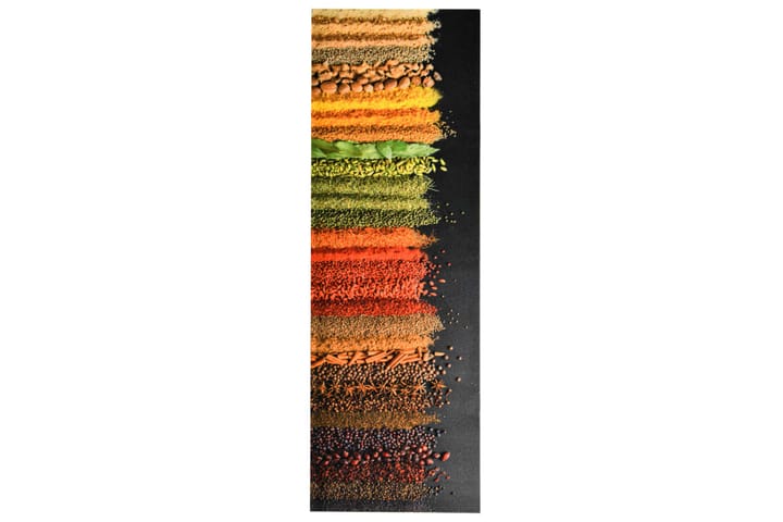 Keittiön pestävä lattiamatto Spice 60x180 cm - Monivärinen - Keittiömatto - Räsymatto