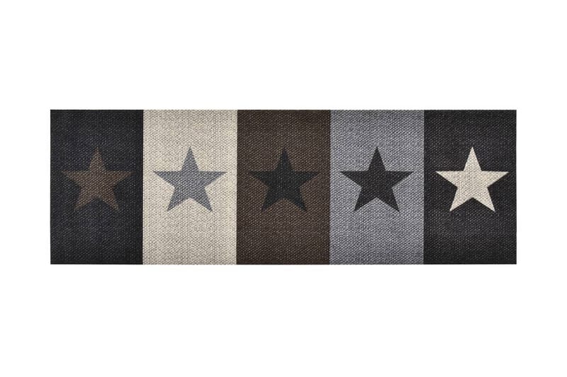 Keittiön pestävä lattiamatto Stars 45x150 cm - Monivärinen - Kodintekstiilit & matot - Matto - Moderni matto - Räsymatto