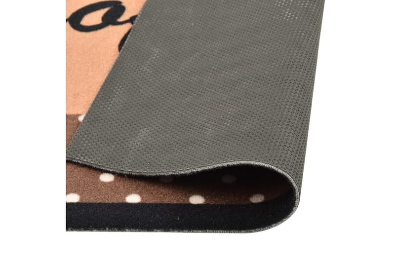 Keittiön pestävä lattiamatto Coffee ruskea 60x180 cm - Monivärinen - Kodintekstiilit & matot - Matto - Moderni matto - Räsymatto