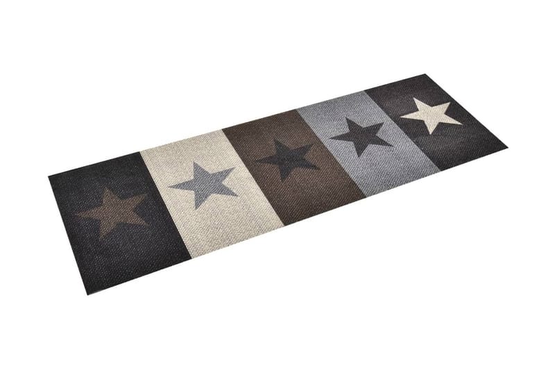 Keittiön pestävä lattiamatto Stars 60x300 cm - Monivärinen - Kodintekstiilit & matot - Matto - Moderni matto - Räsymatto