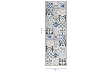Keittiön pestävä lattiamatto Mosaic 60x300 cm - Monivärinen - Kodintekstiilit & matot - Matto - Moderni matto - Räsymatto