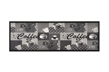 Keittiön pestävä lattiamatto Coffee sininen 60x300 cm - Monivärinen - Kodintekstiilit & matot - Matto - Moderni matto - Räsymatto