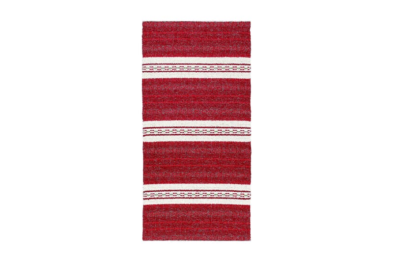 Matto Mix Asta 70x380 PVC/Puuvilla/Polyesteri Punainen - Horredsmattan - Kodintekstiilit & matot - Matto - Moderni matto - Räsymatto