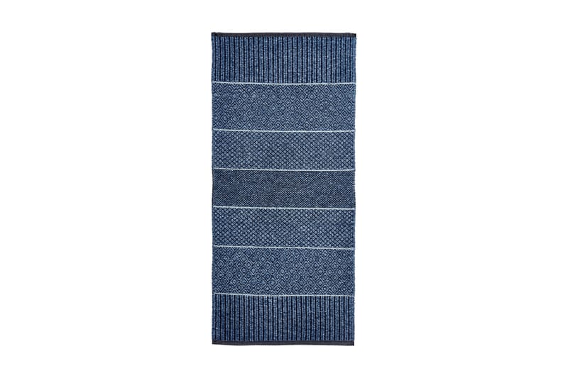 Puuvillamatto Alice 150x100 cm Sininen - Horredsmattan - Kodintekstiilit & matot - Matto - Moderni matto - Räsymatto