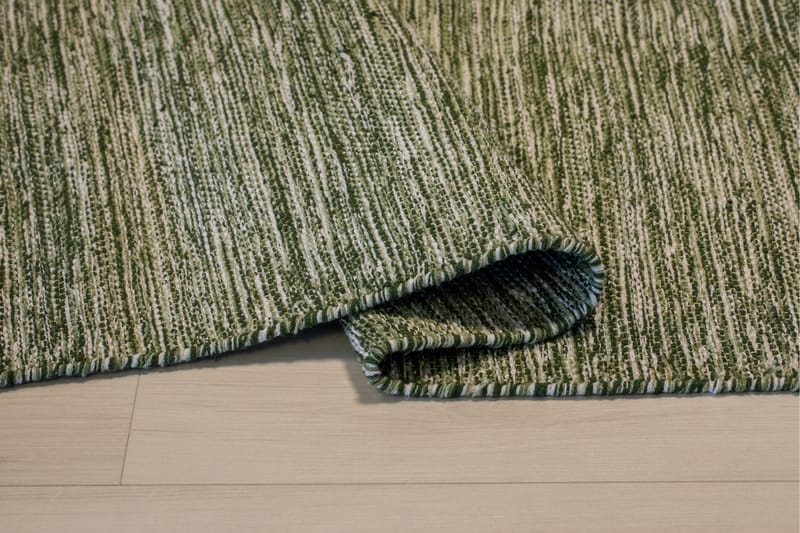 Räsymatto Slite 75x240 cm Vihreä - Vihreä - Kodintekstiilit & matot - Matto - Moderni matto - Räsymatto