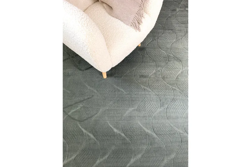 Ranjana Frieze-matto 80x250 cm Pitkulainen - Vihreä - Kodintekstiilit & matot - Matto - Moderni matto - Wilton-matto