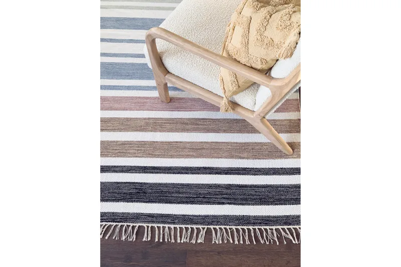 Rapeto Puuvillamatto 140x200 cm Suorakulmainen - Monivärinen - Kodintekstiilit & matot - Matto - Moderni matto - Puuvillamatto